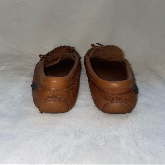 Footskins Womens 6 Brown Cowhide Softsole Moccasins Flats - Picture 2 of 6